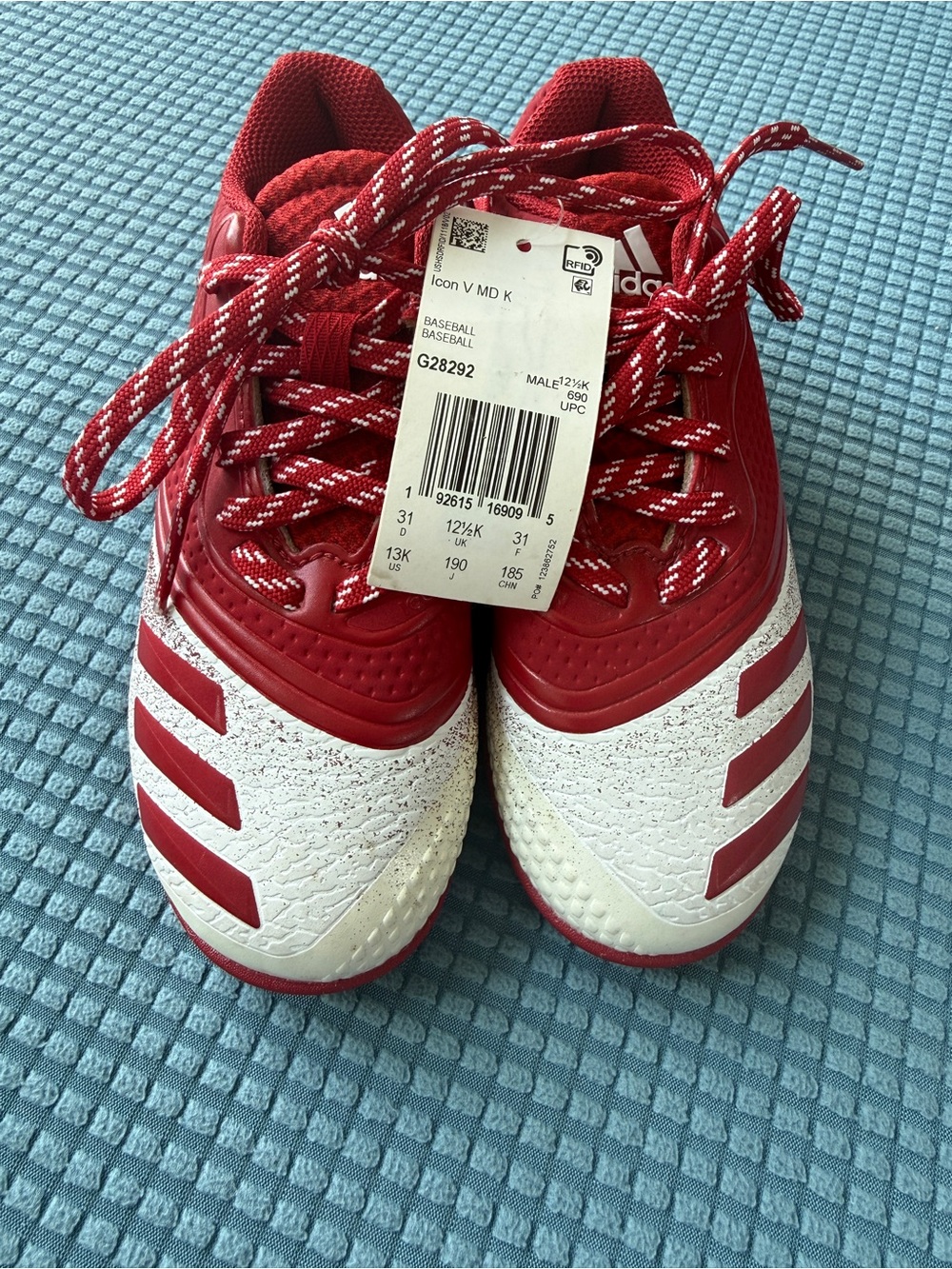 NEW Adidas Icon V cleats size kids 12.